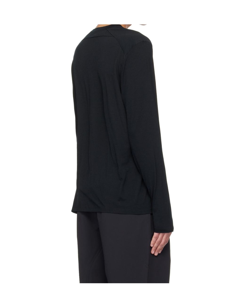Veilance Black Frame Long-Sleeve T-Shirt for men