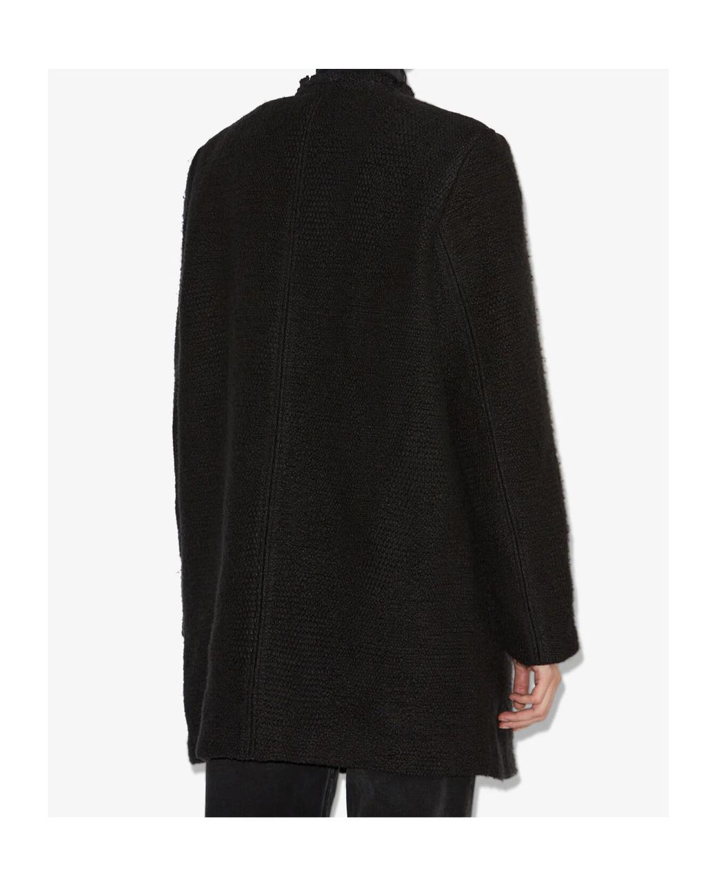 Isabel Marant Black Garmia Asymmetrical Front Jacket