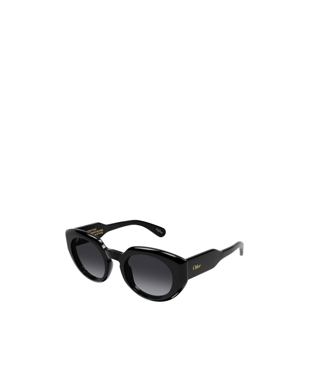 Chloé Black Chloé Eyewear Oval-Frame Sunglasses