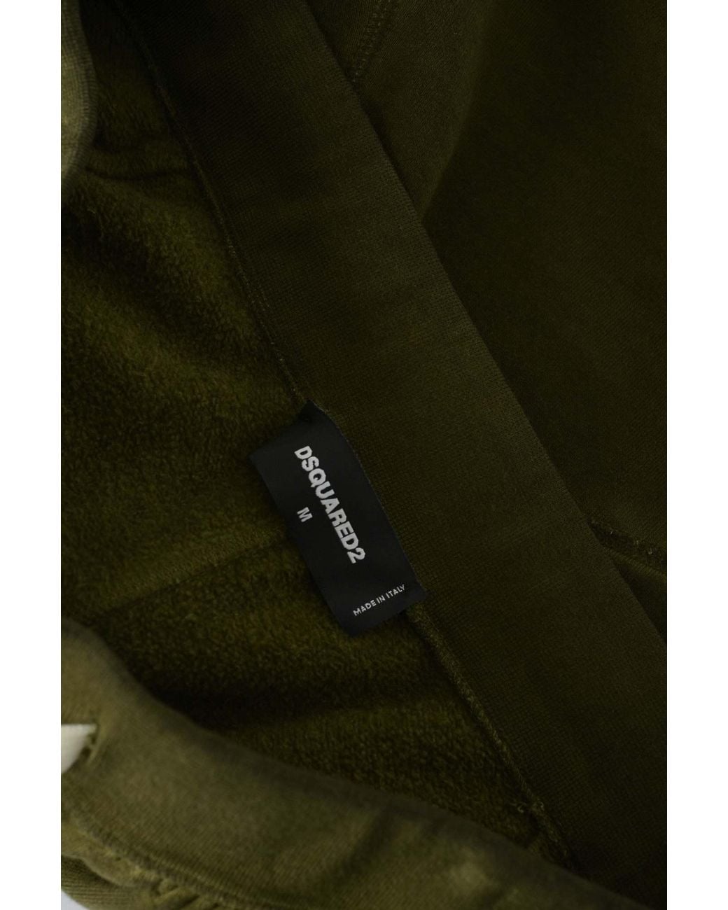 DSquared² Green Drawstring Shorts for men