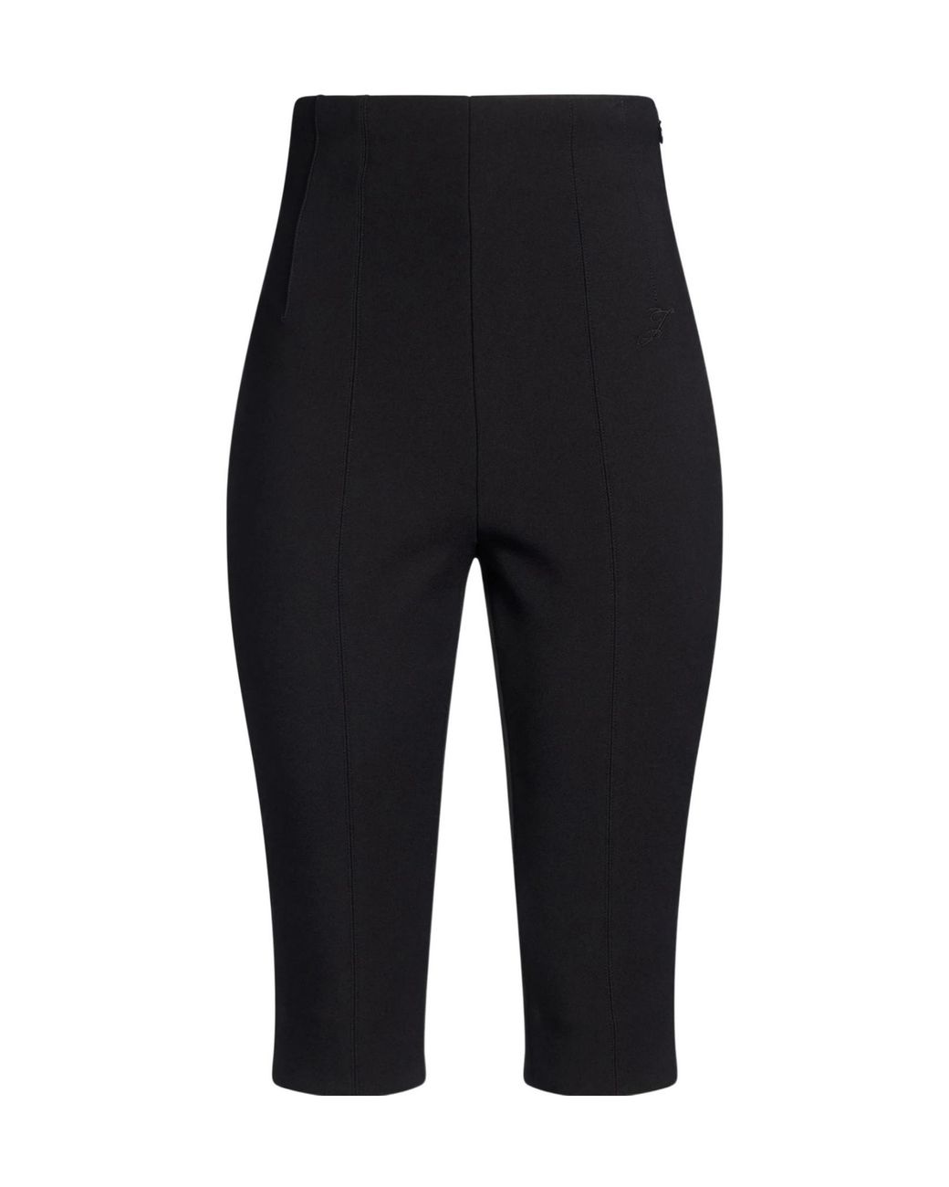 Jacquemus Black Solid Colour Shorts