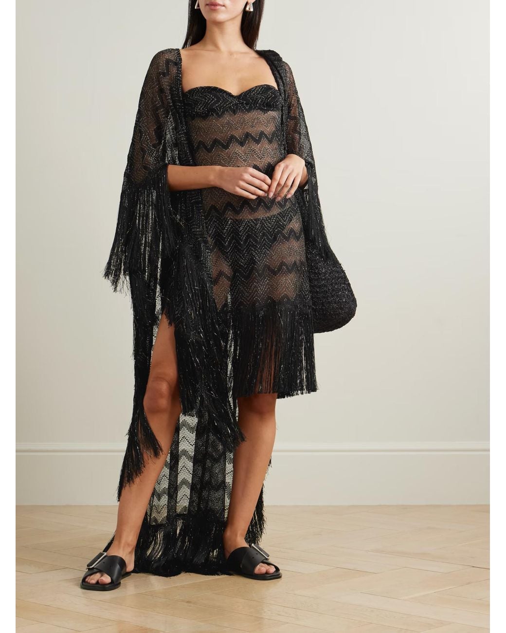 Missoni Black Tassel Dress