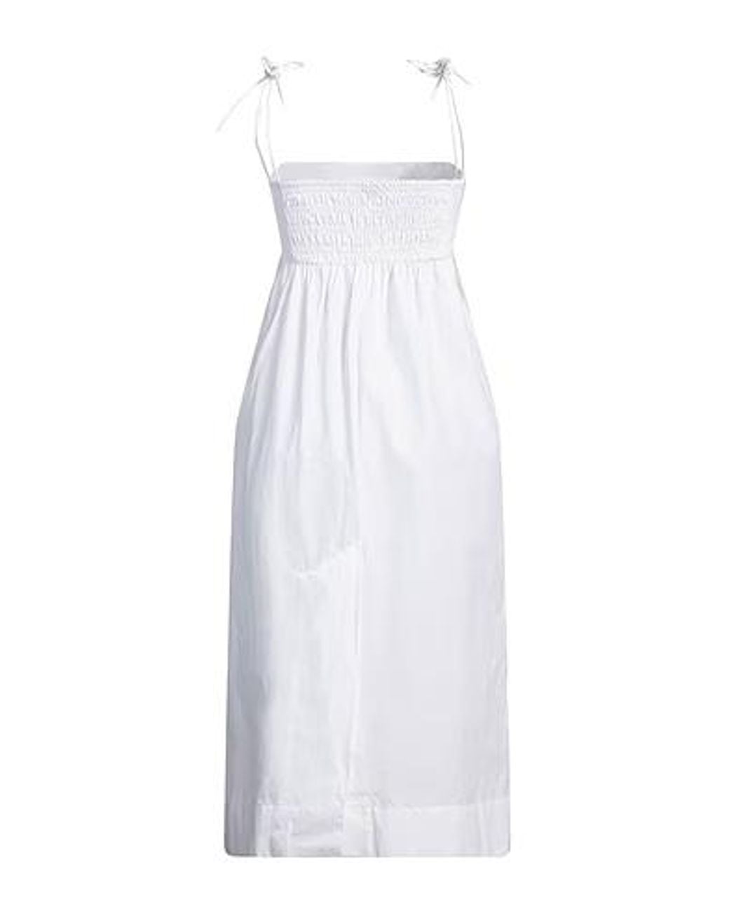 Ganni White Summer Dresses