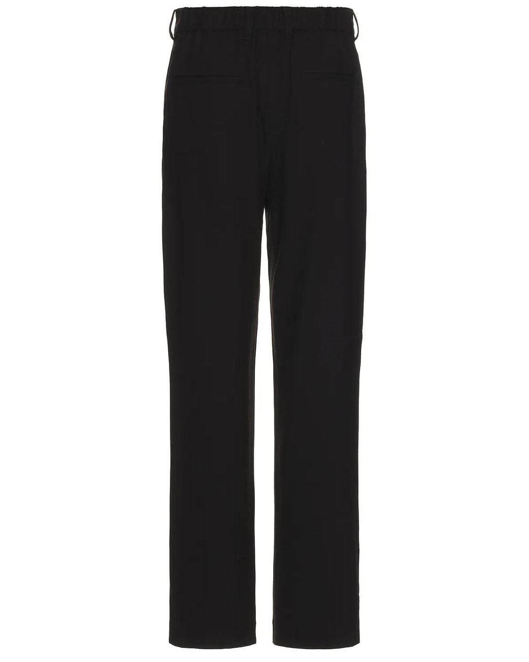 AllSaints Black Halla Wide-Leg Trousers for men