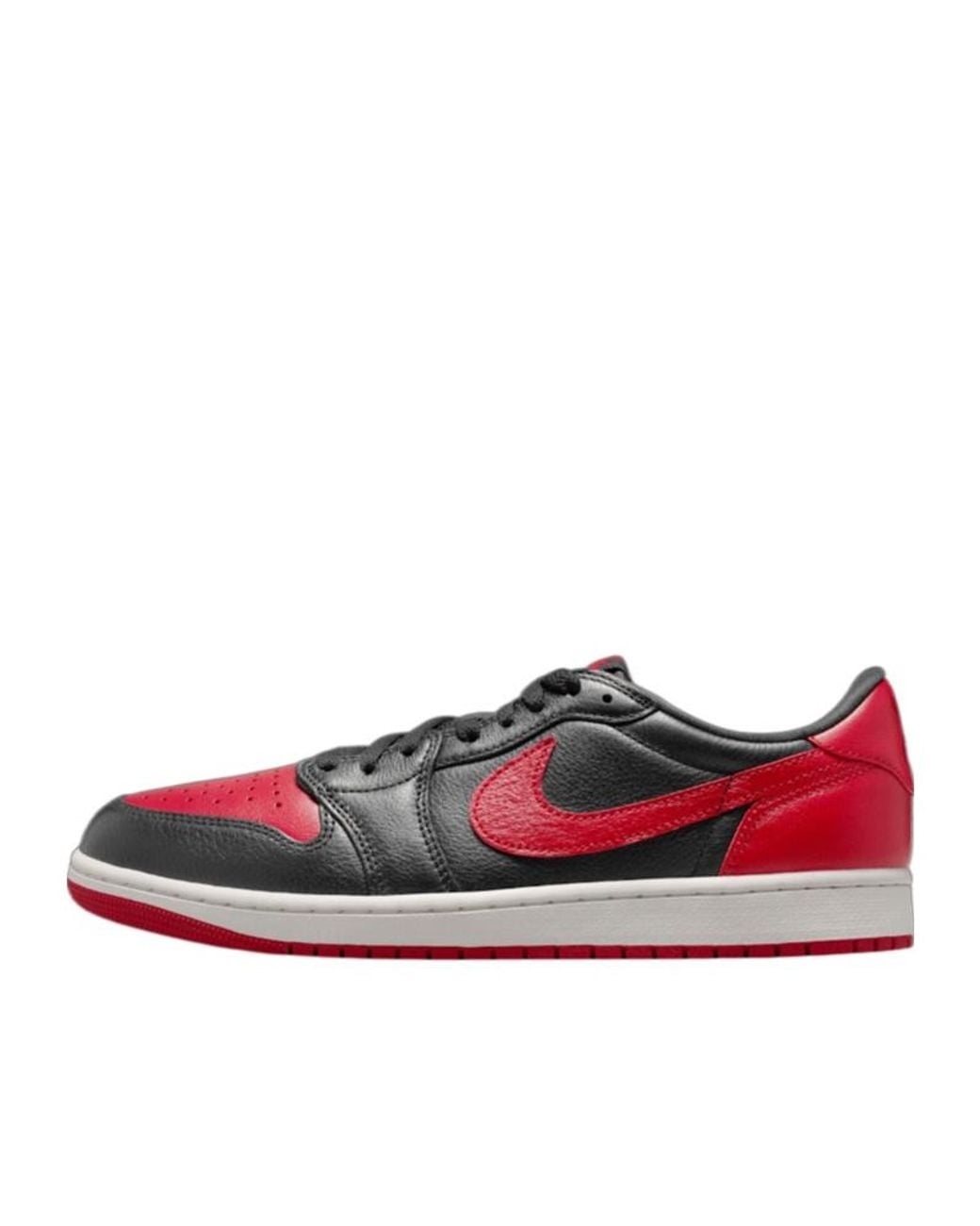 Nike Red Air Jordan 1 Retro Low Og Lace-Up Sneakers for men