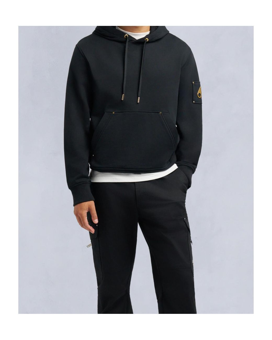 Moose Knuckles Blue Hartsfield Series Zip Hoodie for men