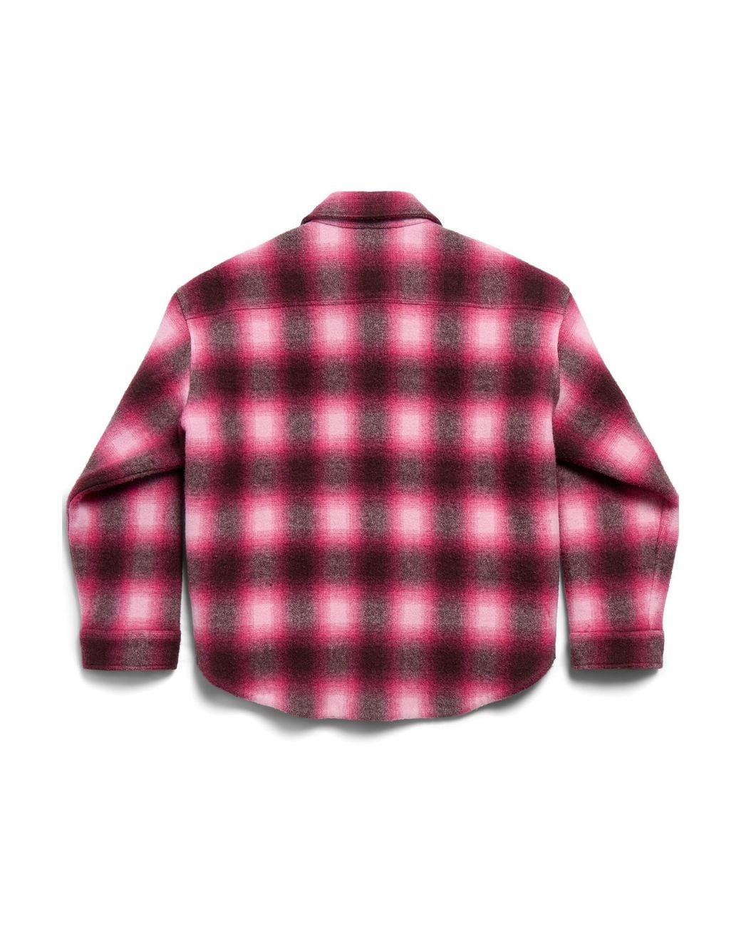 Balenciaga Red Checked Padded Shirt