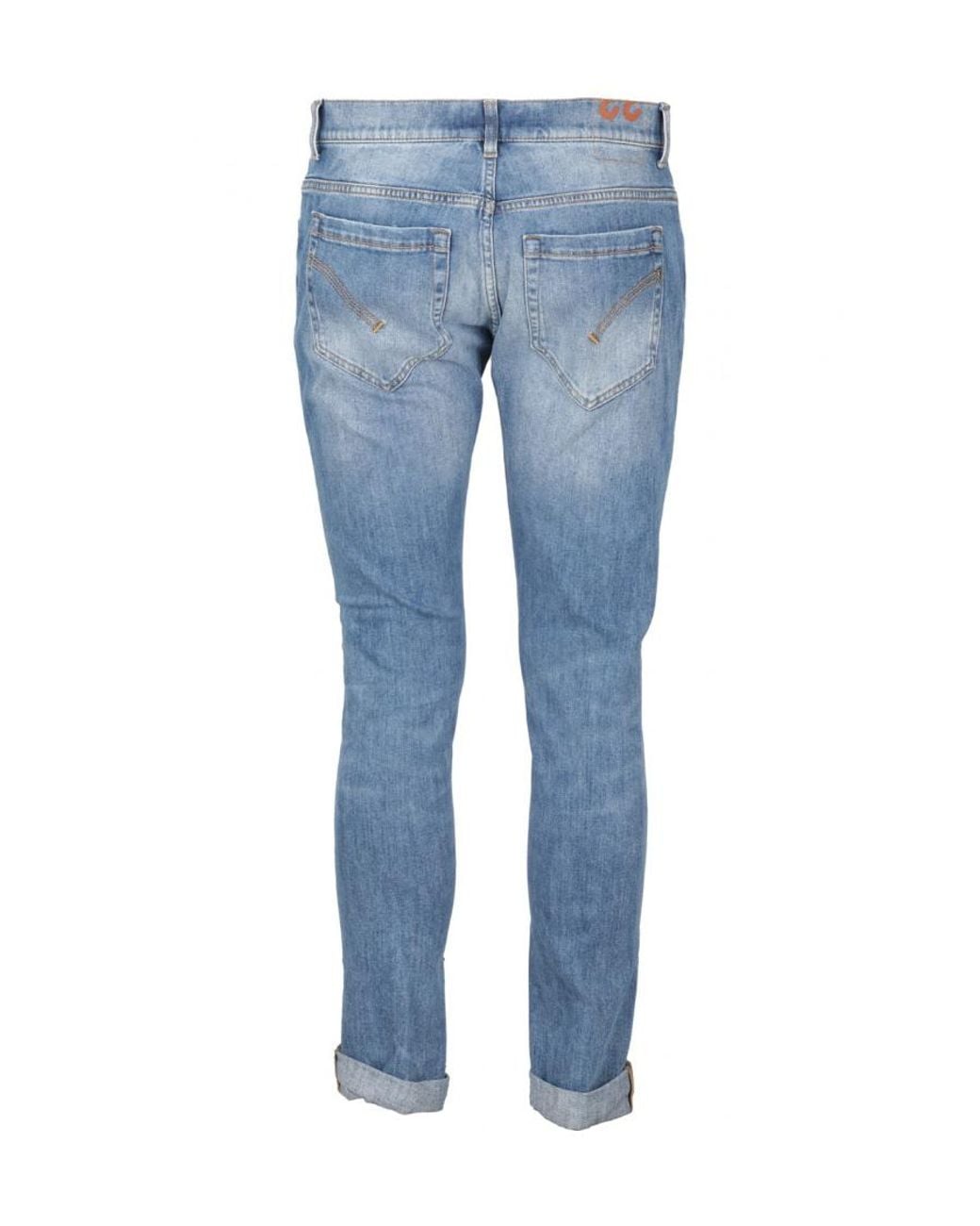 Dondup Blue George Straight-Leg Jeans for men
