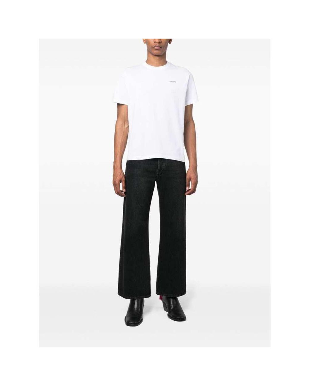 Coperni White Logo Boxy T-Shirt for men