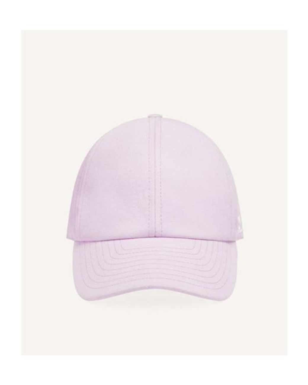 Courreges Purple Cotton Baseball Cap
