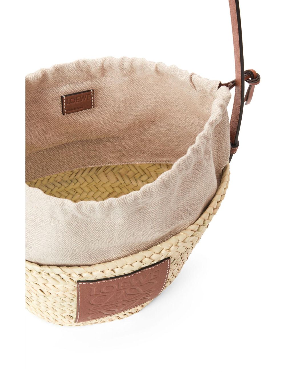 Loewe Multicolor Anagram Patch Drawstring Bucket Bag