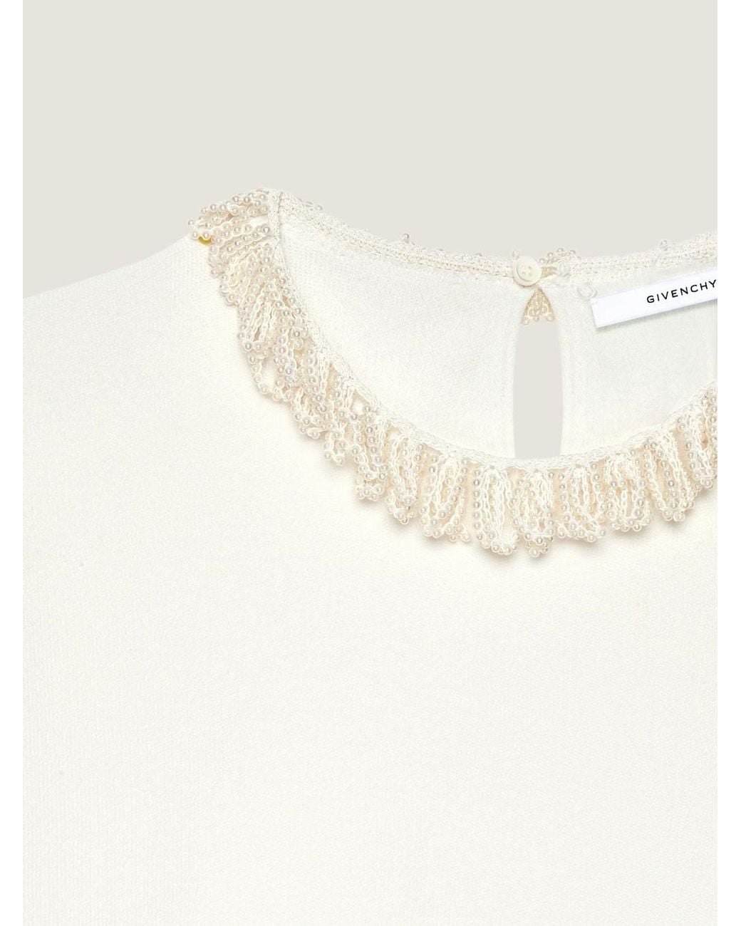 Givenchy White Crop Top