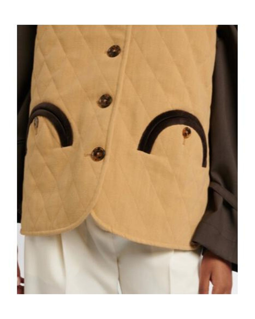 Blazé Milano Natural V-Neck Cotton Waistcoat