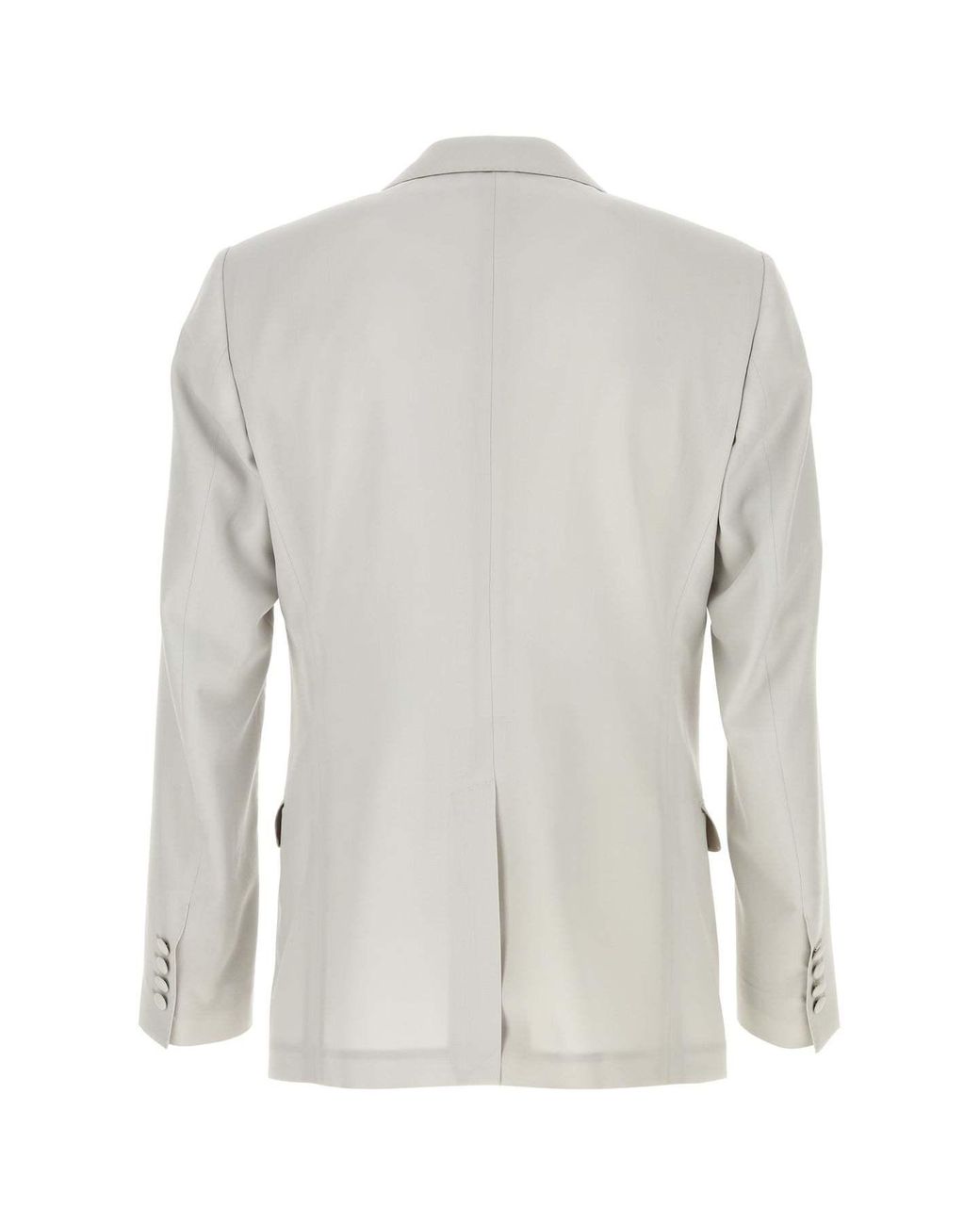 Dolce & Gabbana White Single-Breasted Blazer for men
