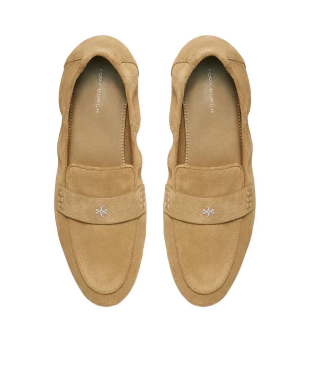 Tory Burch Natural Ballet Loafer Flat Shoes