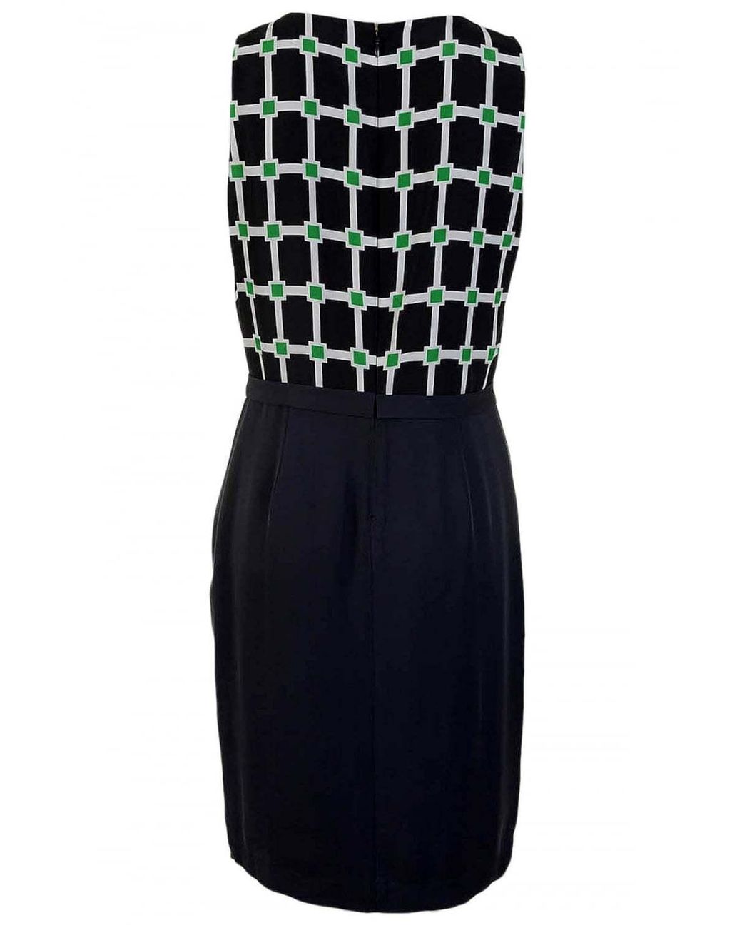 Michael Kors Blue Gathered Detailed Sleeveless Dress