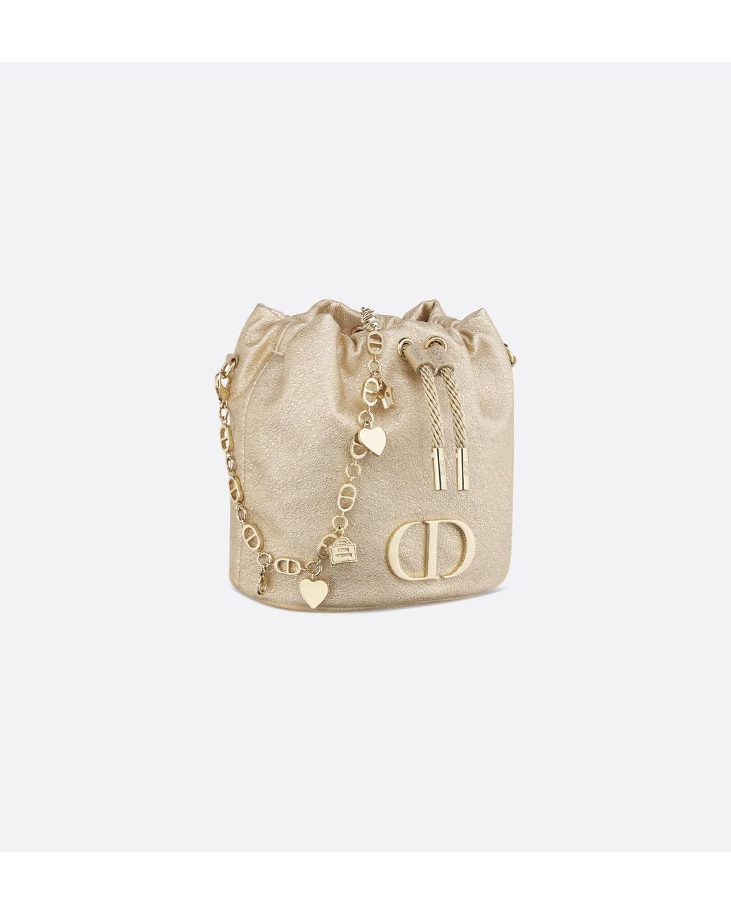 Dior Natural Drawstring Shoulder Bag