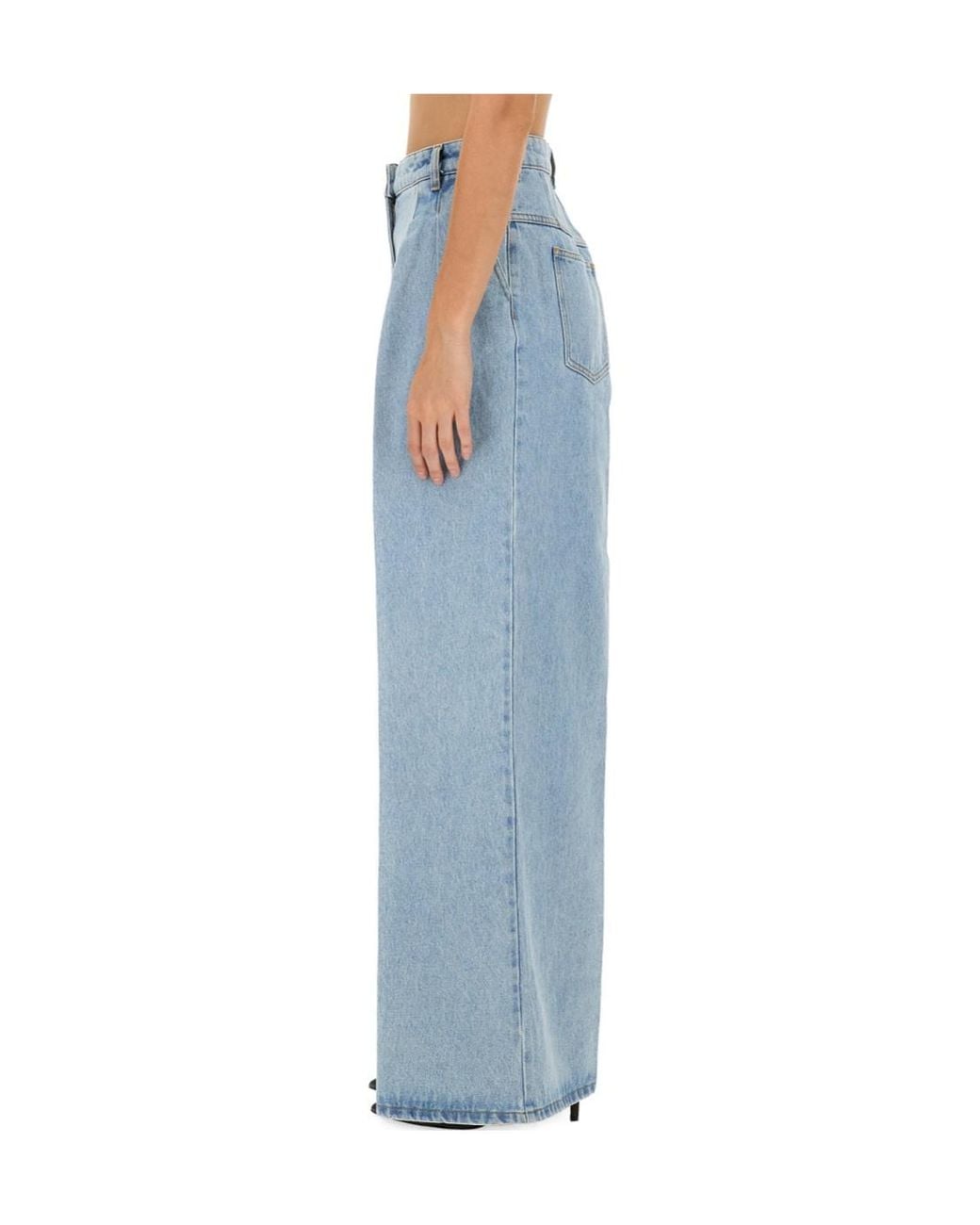 Nina Ricci Blue Wide Leg Jeans
