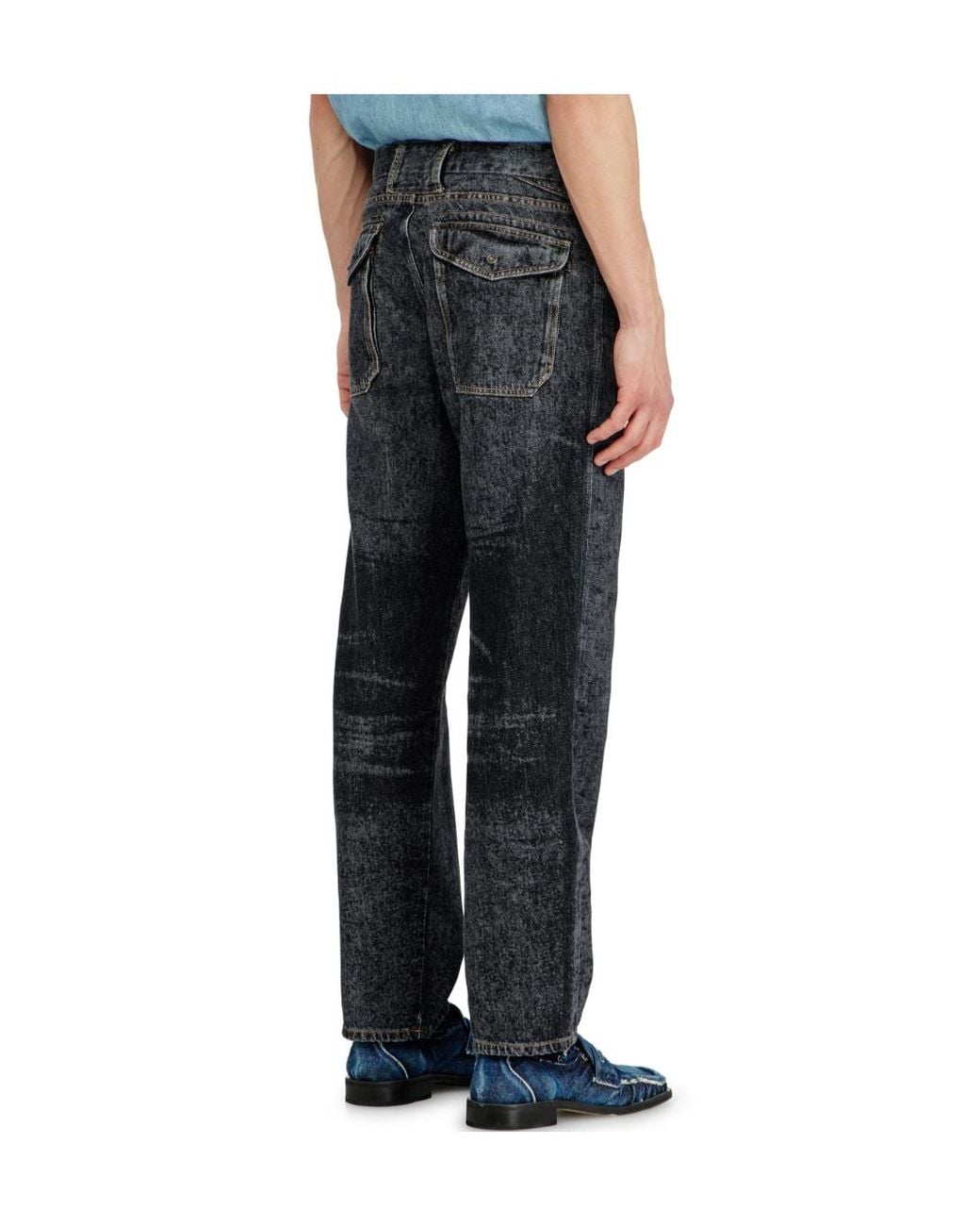 DIESEL Gray D-Macrus-S Jeans for men