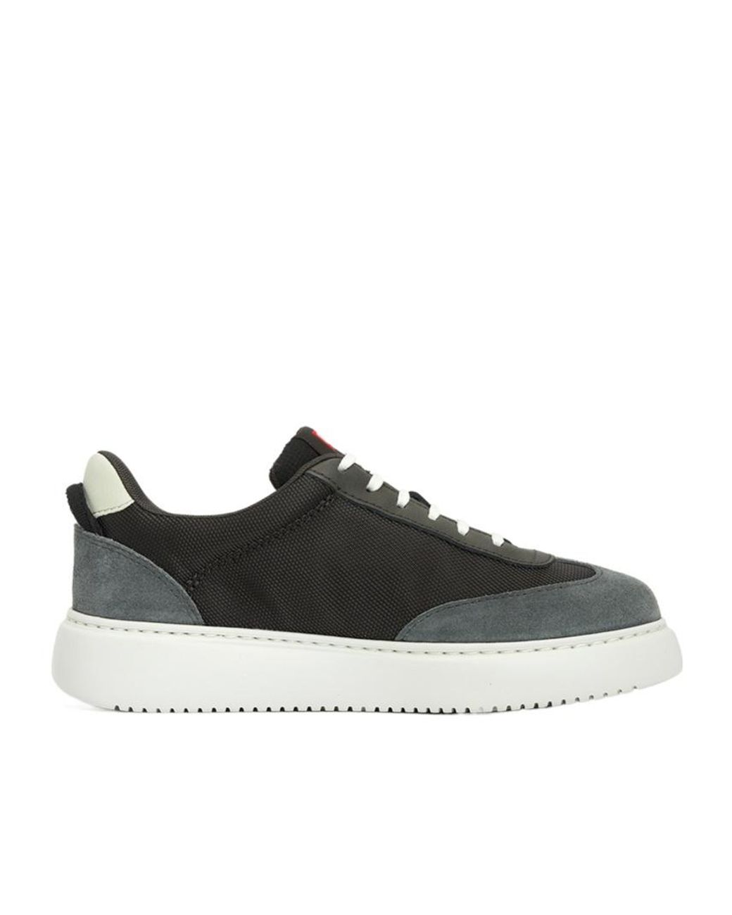 Camper Black Textile And Nubuck Sneakers