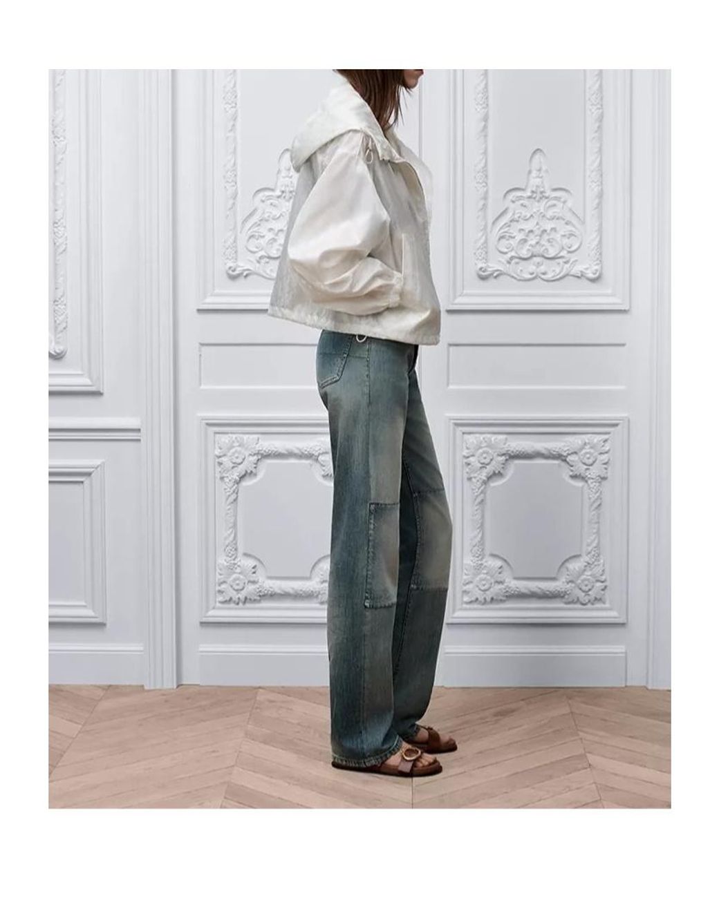 Dior Natural Zipped Jacket With Hood