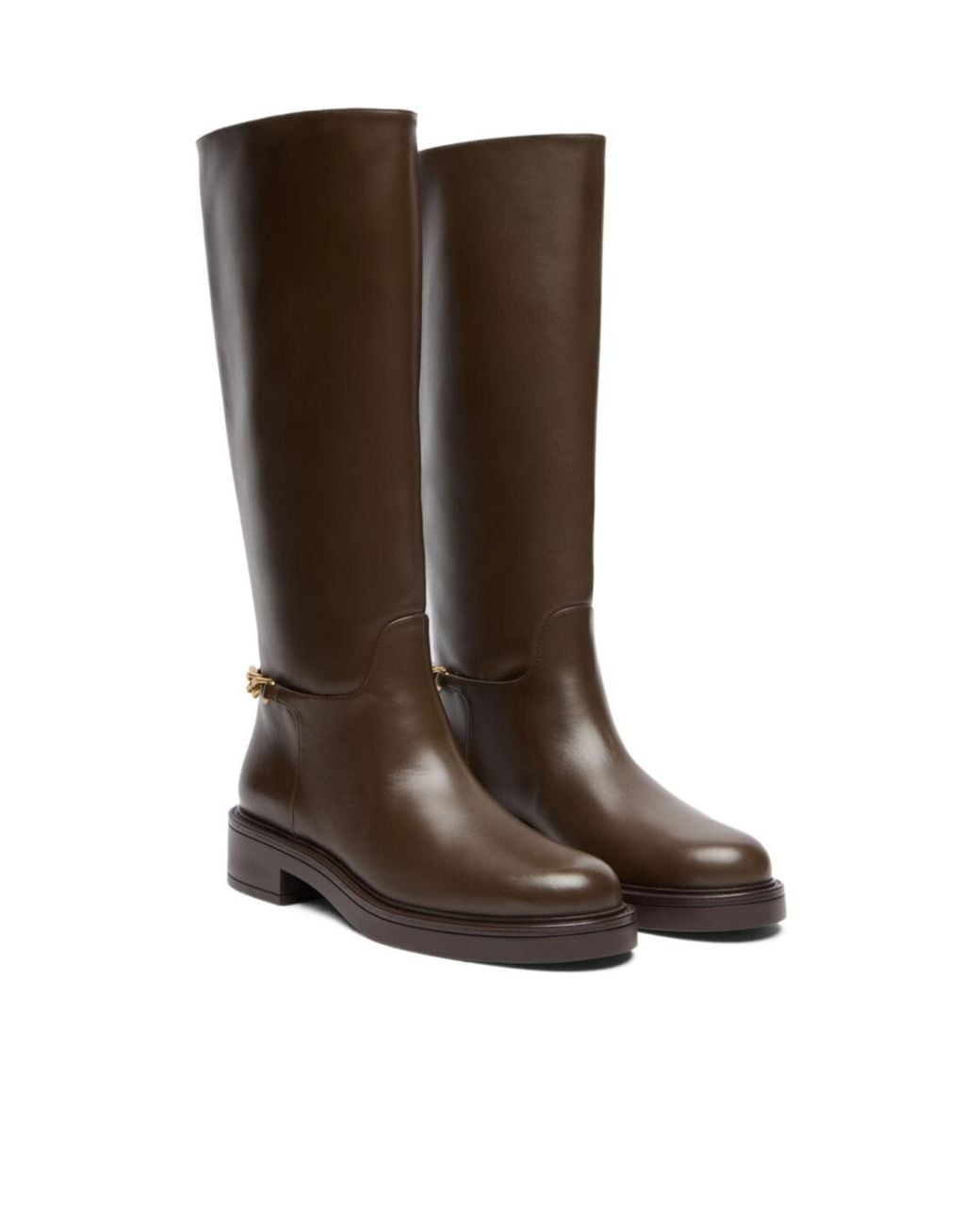 Stuart Weitzman Brown Soluxe Celia Boot