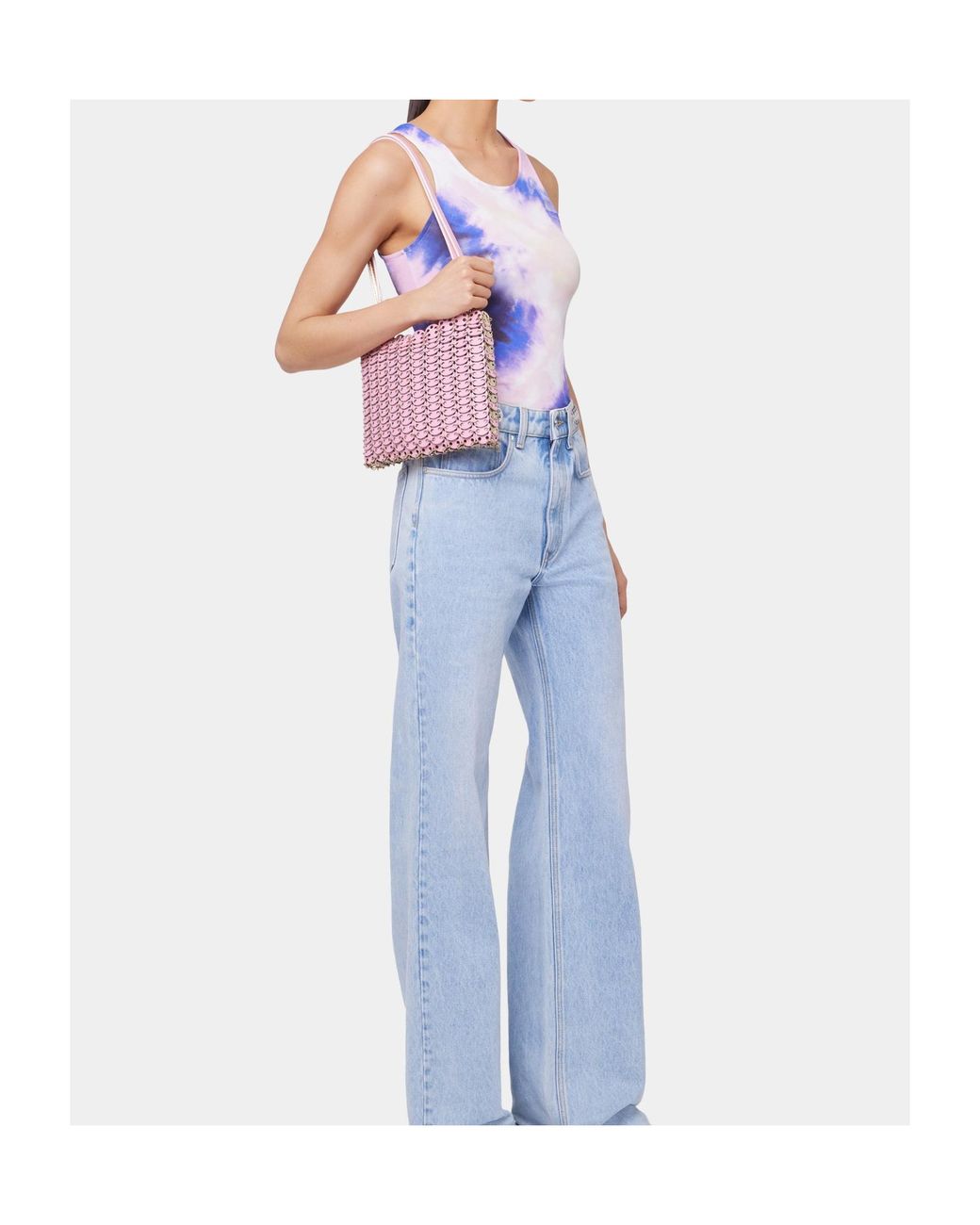 Rabanne Pink 1969 Flip Bag