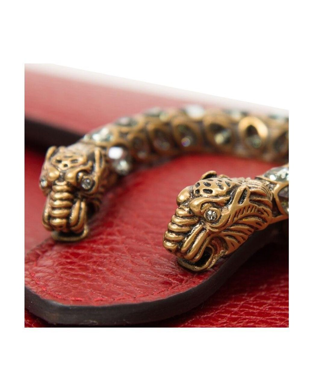 Gucci Red Dionysus Leather Mini Chain Bag