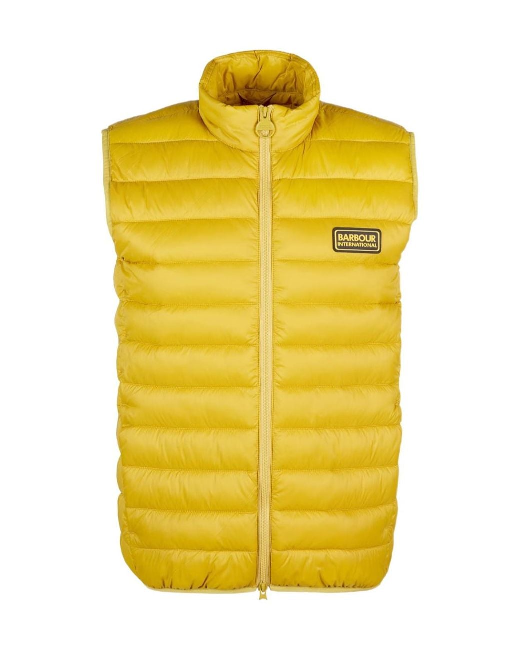Barbour Yellow Quilted Gilet for men