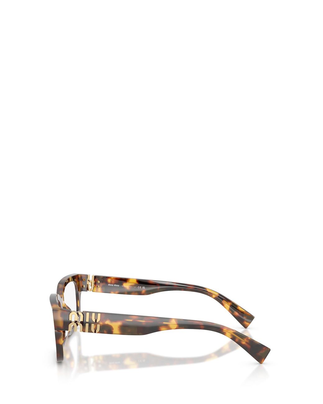 Miu Miu Multicolor Eyewear Rectangular Frame Glasses