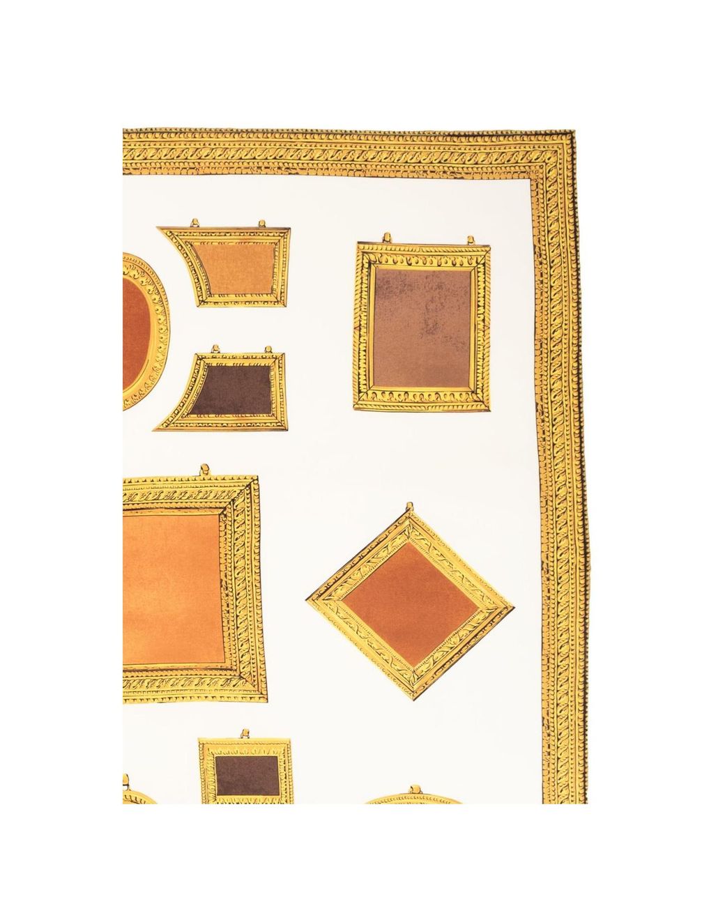 Versace Metallic Pattern-Printed Scarf