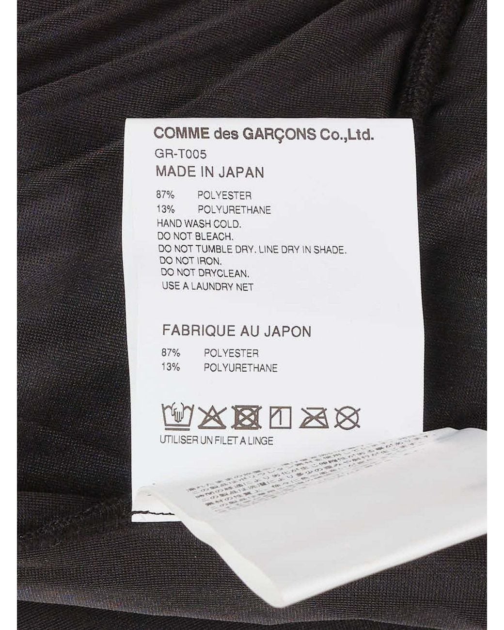 Comme des Garçons Black Comme Des Garçons Sleeveless Draped Pleated Blouse