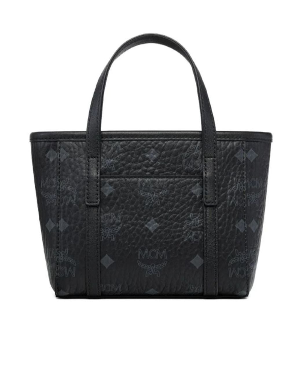 MCM Black Mini Toni Top-Zip Tote Bag