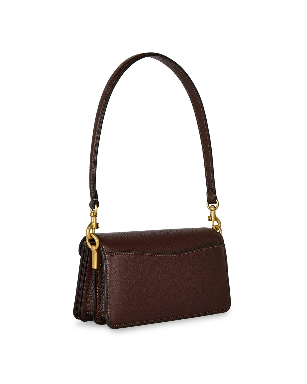 COACH Brown Metallic Luster Shoulder Bag