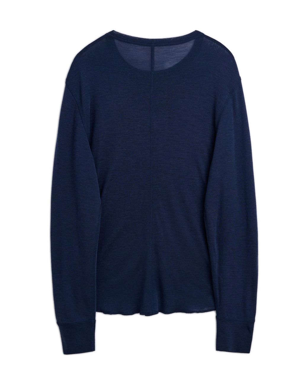 sunflower Blue Wool Long-Sleeved T-Shirt for men