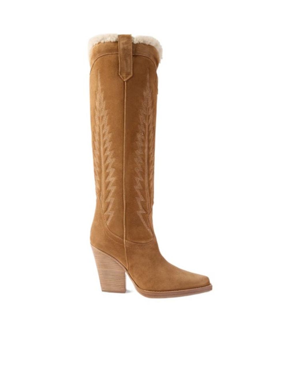 Paris Texas Brown Suede Cowboy Boots