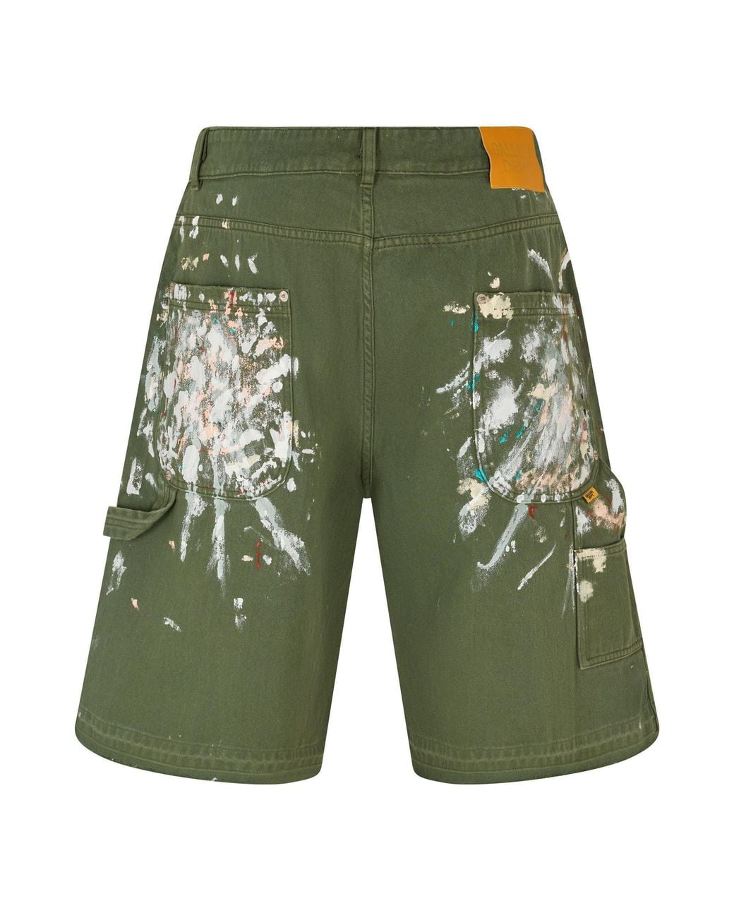 GALLERY DEPT. Green Denim Shorts for men