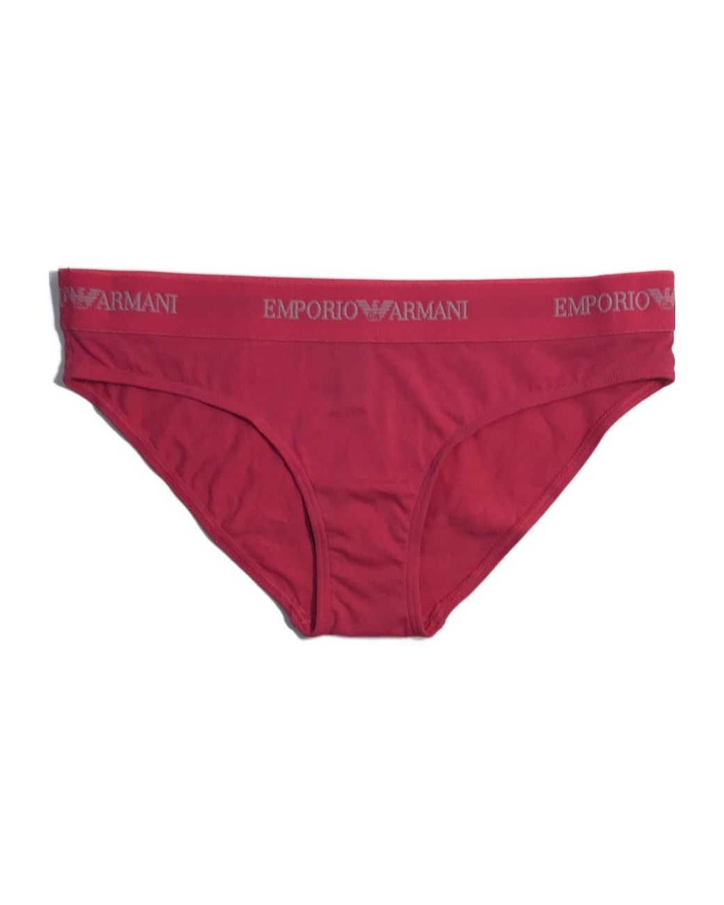 Emporio Armani Red Logo Briefs Pants
