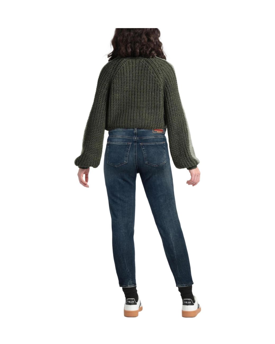 DIESEL Blue Solid Skinny Jeans