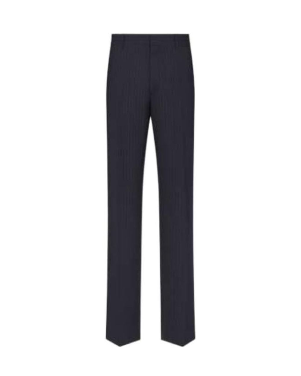 Dior Blue Homme Striped Tailored Straight-Leg Pants for men