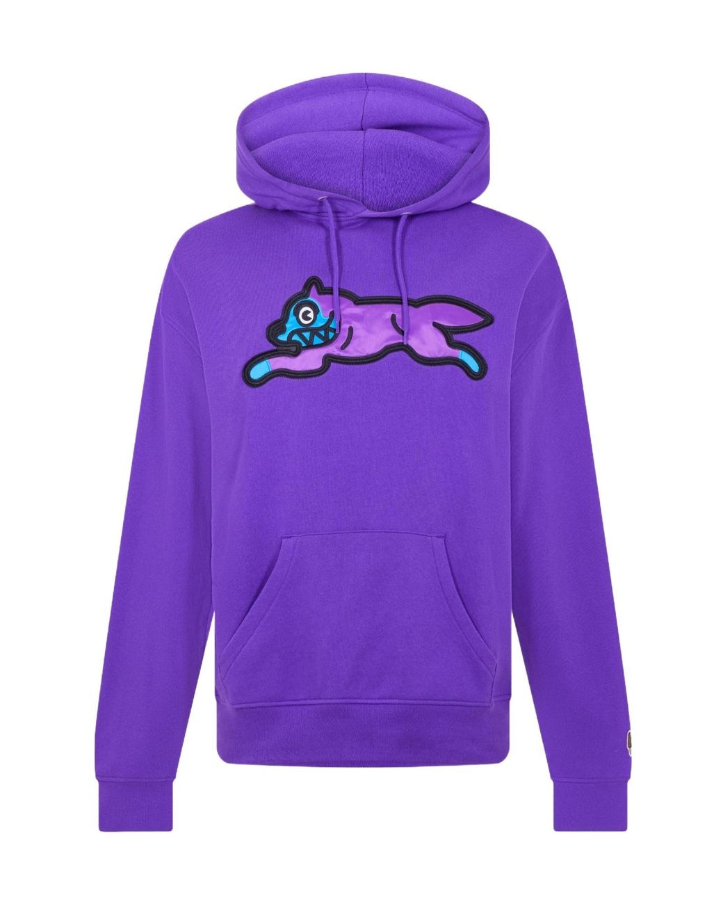 ICECREAM Purple Long-Sleeved Hooded Sweatshirt for men