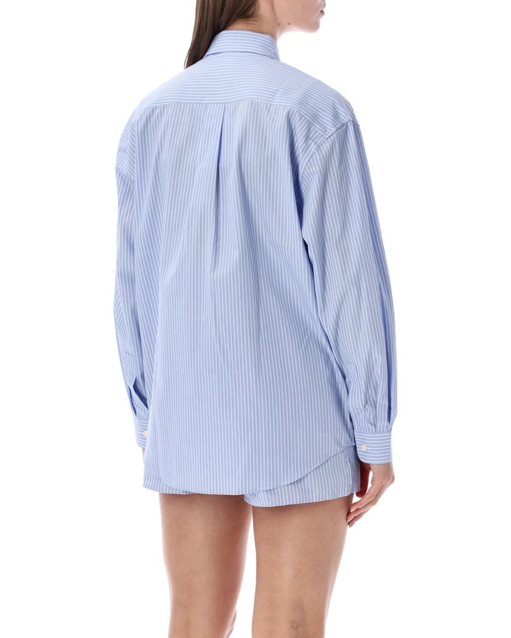 Sporty & Rich Blue Long-Sleeved Shirt