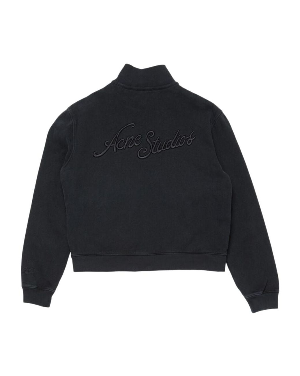 Acne Blue Zip-Up Sweatshirt for men