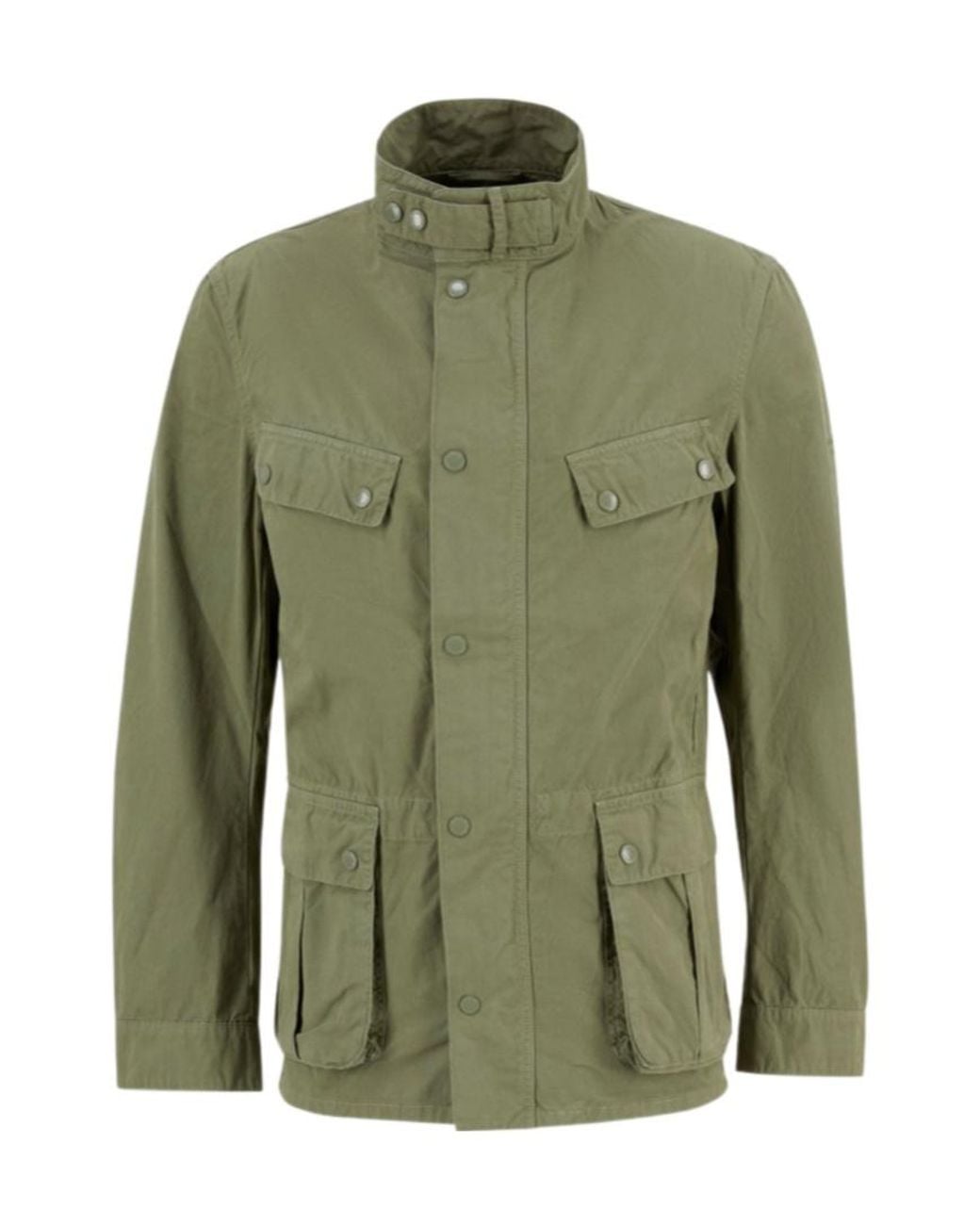 Barbour Green High Neck Pocket Jacket for men