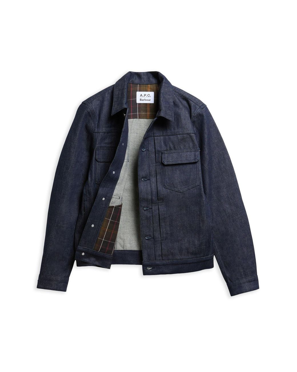 Barbour Blue Denim Jacket for men