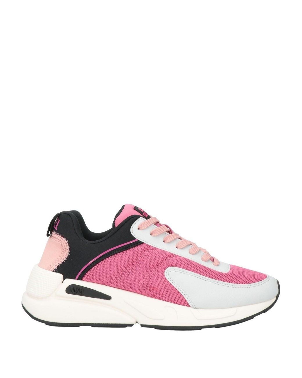 DIESEL Pink Colorful Low-Top Sneakers