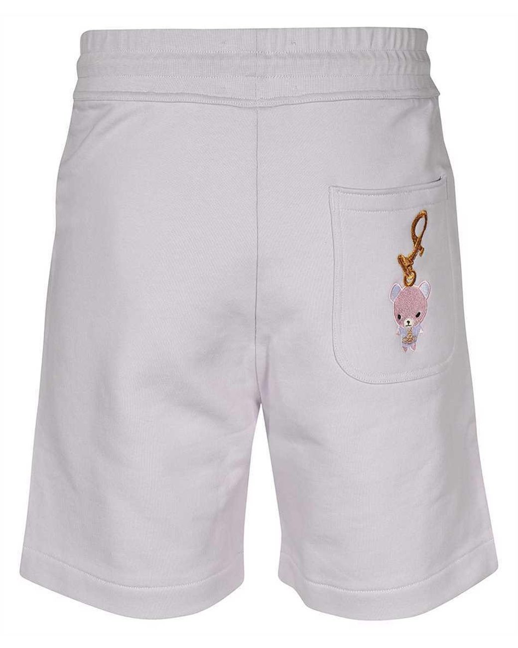 Vivienne Westwood Blue Orb Embroidered Drawstring Shorts for men