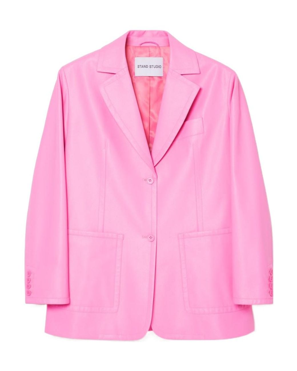 STAND Pink Lapel Suit Coat