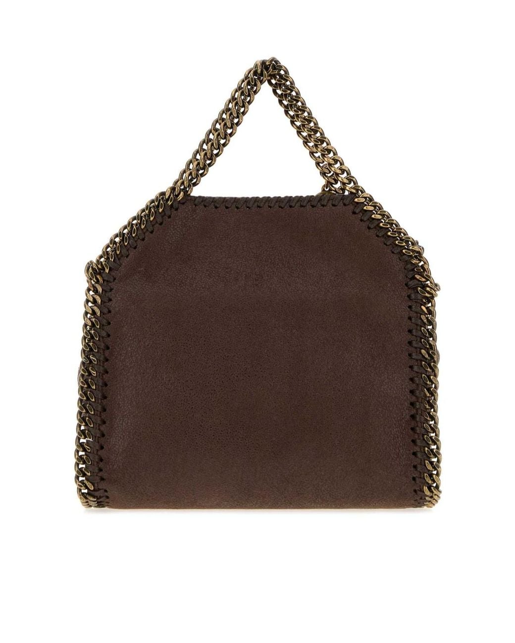 Stella McCartney Brown Falabella Tiny Shoulder Bag