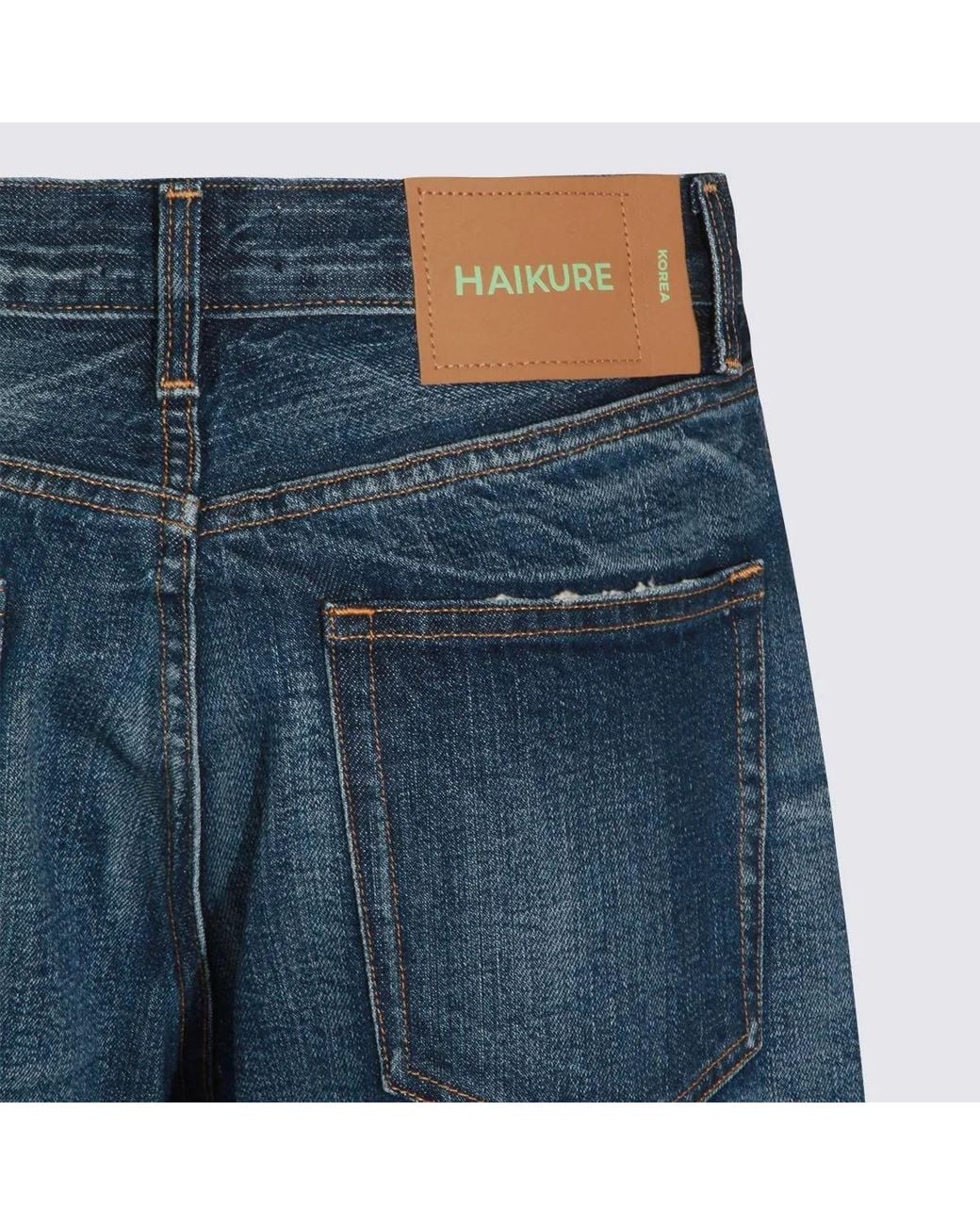 Haikure Blue Straight-Leg Jeans